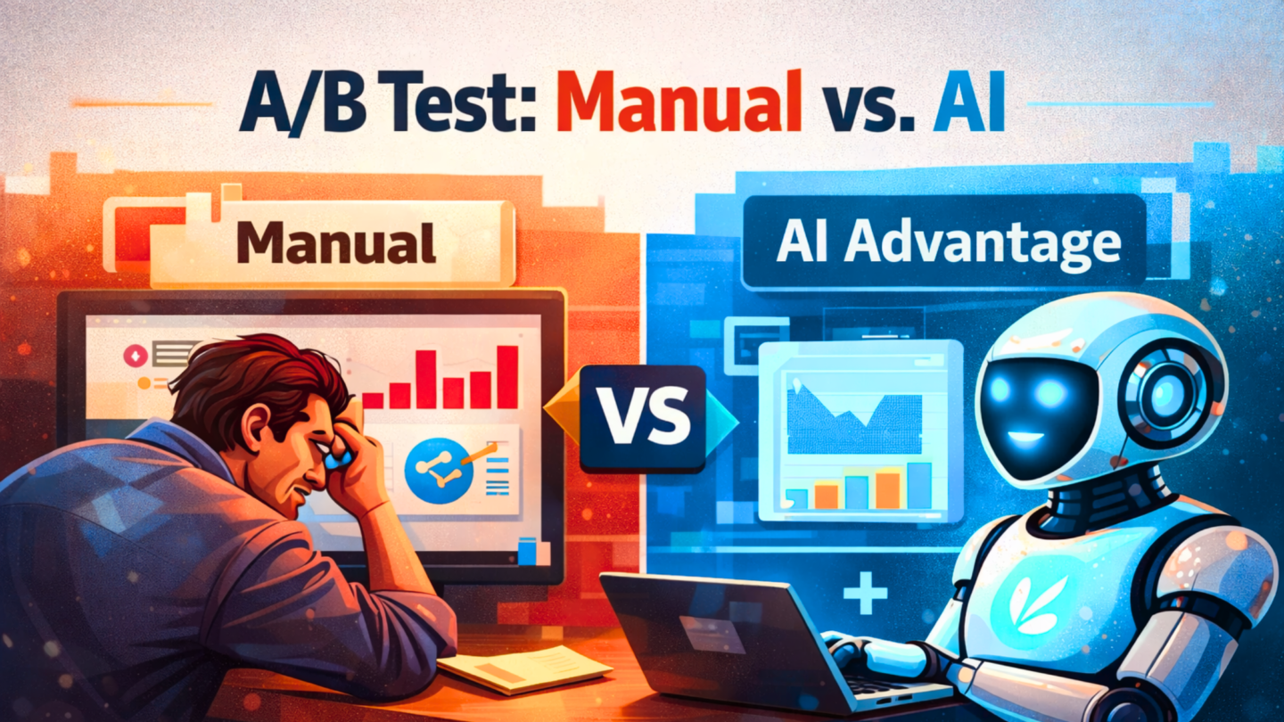 A/B test: Manual vs. AI